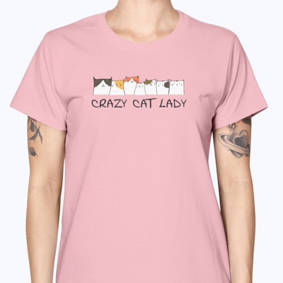 CRAZY CAT LADY T-SHIRT