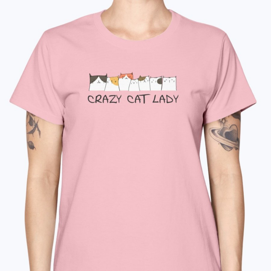 CRAZY CAT LADY T-SHIRT