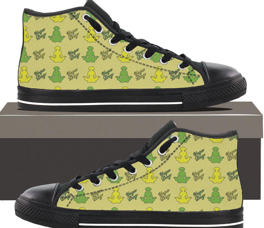 Yoga Dog - Womens Hightop