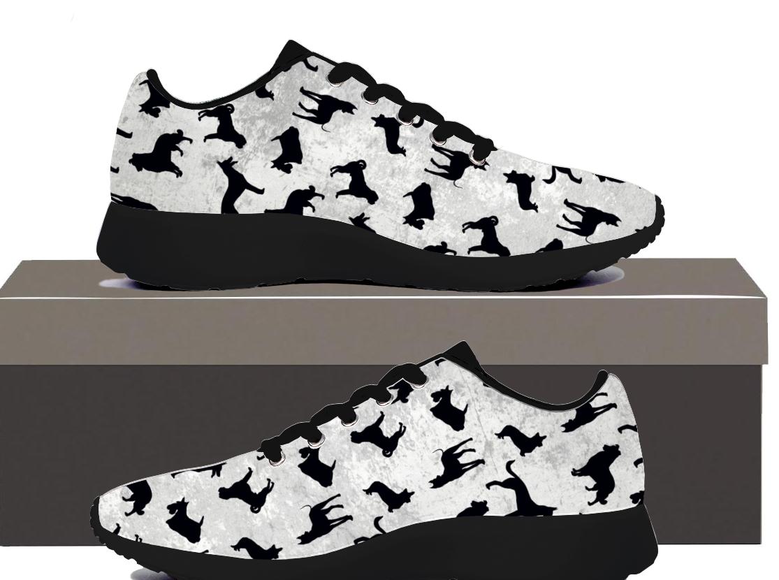Dogs Silhouette  - Women Sneakers