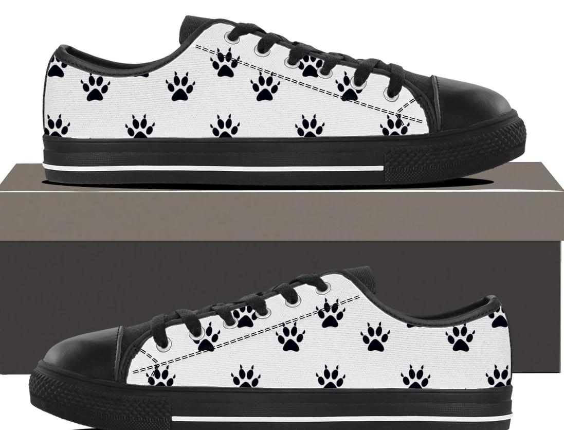 Cat Paw Print - Womens Lowtop