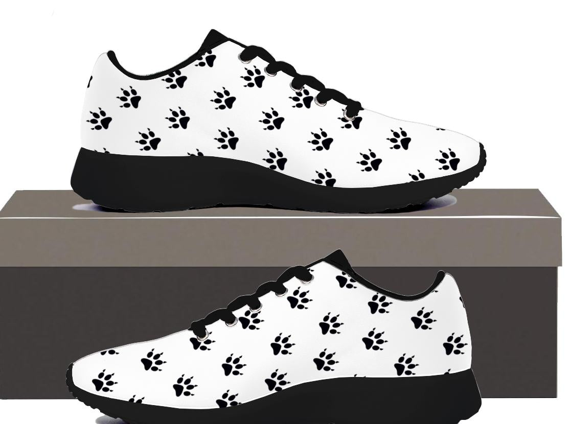 Cat Paw Print - Womens Sneakers